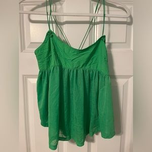 Free people movement green top